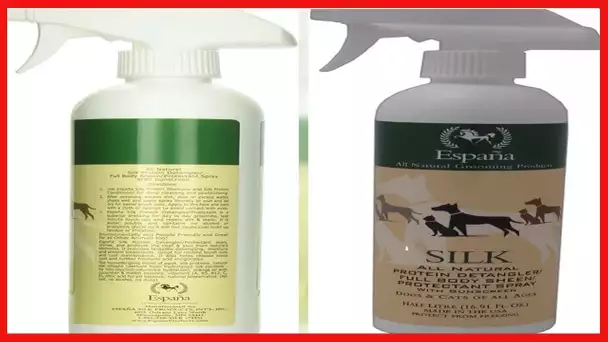Espana Silk ESP1100DC Specially Formulated Silk Protein Detangler for Dogs and Cats