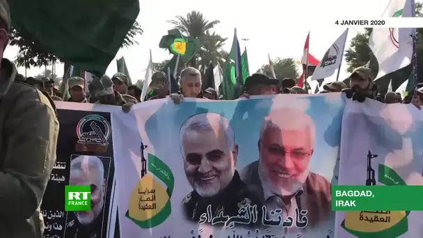 Irak : Les funérailles de Qassem Soleimani et Abou Mehdi al-Mouhandis