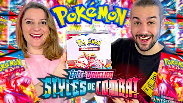 ON PACK UNE CARTE MAGNIFIQUE DANS CETTE OUVERTURE BOOSTER DISPLAY POKEMON STYLES DE COMBAT