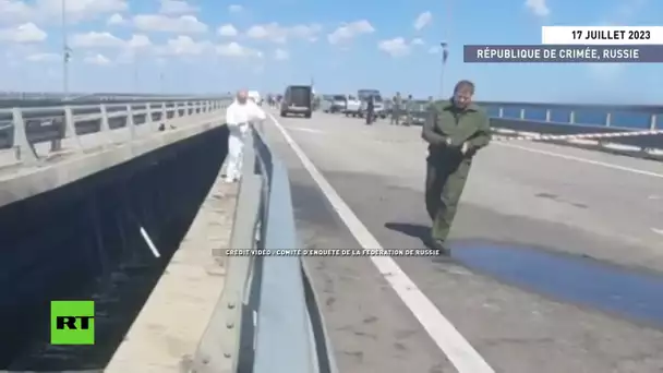 Pont de Crimée : Les agents du Comité d'enquête russe continuent de travailler