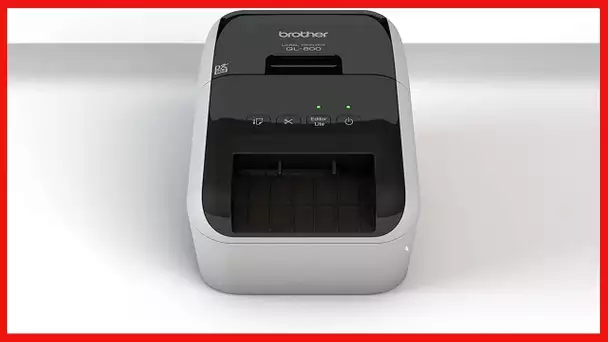 Brother QL-800 High-Speed Professional Label Printer, Lightning Quick Printing, Plug & Label Feature