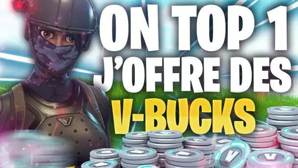 BEST OF DUO ABONNE FORTNITE - ON TOP 1 J&#039;OFFRE DES V BUCKS - REACTION EN DIRECT