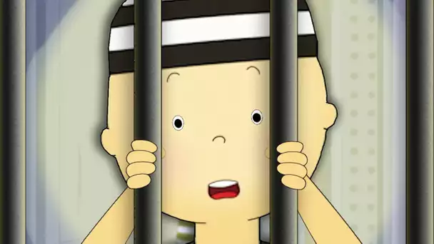 Caillou et L'Évasion de Prison | Caillou | WildBrain Enfants