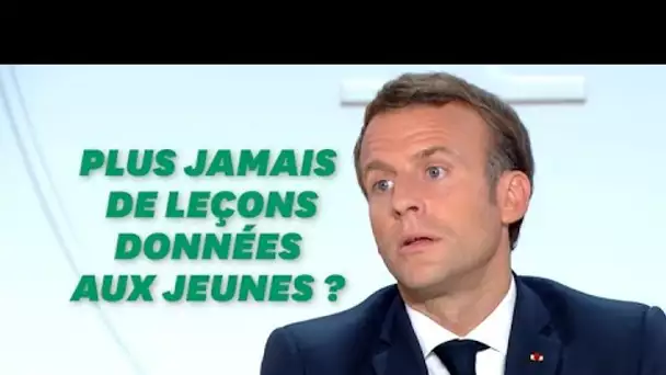 Quand le professeur Macron aimait donner des leçons aux jeunes