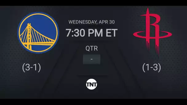 Golden State Warriors vs Houston Rockets Game 6 #NBAPlayoffs presented by Google TNT Live Scoreboard
