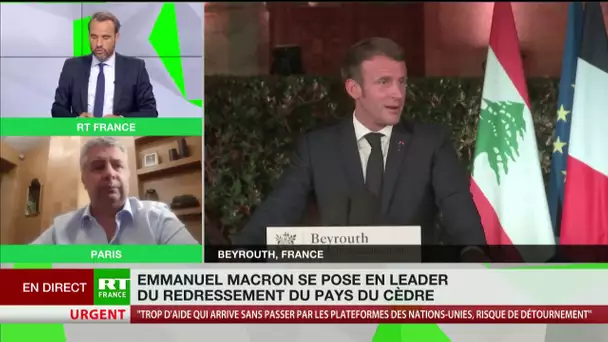Macron à Beyrouth : «Ce Liban, cent ans après, n'est pas arrivé peut-être à se porter lui-même»