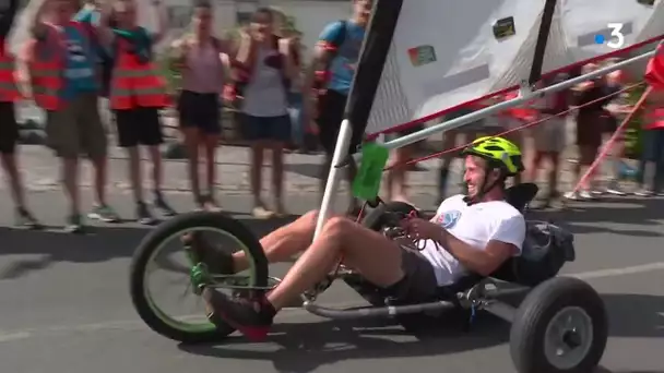 Paris - Nantes en char à voile : Rémi Le Calvez alias Capitaine Rémi bientôt à bon port