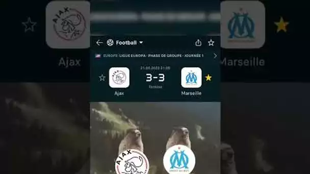 AHHHHH 😵‍💫 #om #marseille #football #shortfootball #soccer #uel #europaleague #ajax