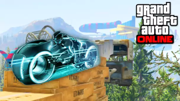 PARKOUR MOTO TRON - GTA 5 ONLINE