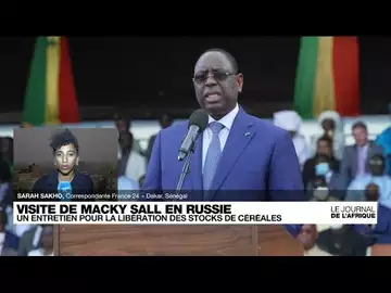 Macky Sall en visite en Russie pour pousser à la libération urgente des stocks de céréales