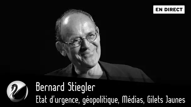 Bernard Stiegler : Etat d'urgence, géopolitique, Médias, Gilets Jaunes [EN DIRECT]