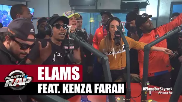 Elams "Petit frère" feat. Kenza Farah en live #PlanèteRap