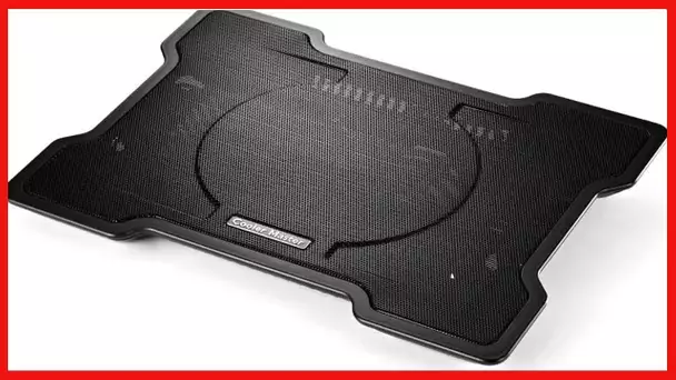 Cooler Master NotePal X-Slim Ultra-Slim Laptop Cooling Pad with 160mm Fan (R9-NBC-XSLI-GP),Black