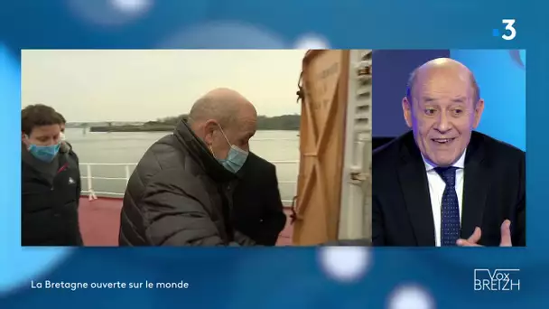 Question sur le Brexit à Jean-Yves Le Drian