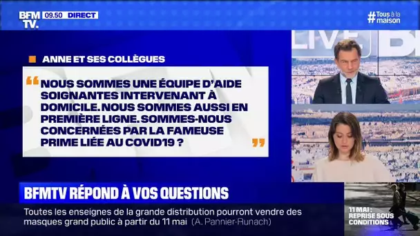 Aides-soignantes à domicile, sommes-nous concernées par la fameuse prime Covid-19? BFMTV vous répond