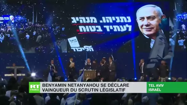 Israël : Netanyahou se déclare vainqueur du scrutin législatif