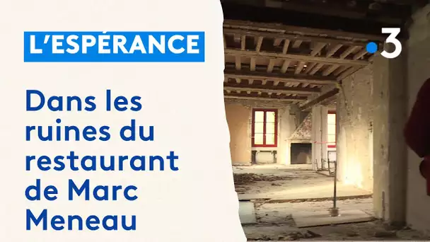 Dans les ruines de l'Espérance, l'ancien restaurant de Marc Meneau vendu aux enchères à Saint-Père