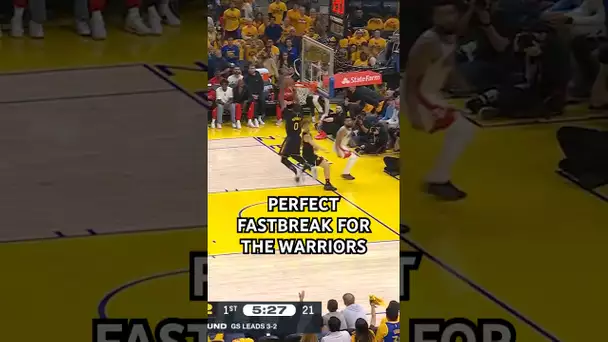 Warriors run the perfect fast break for the GPII alley oop
