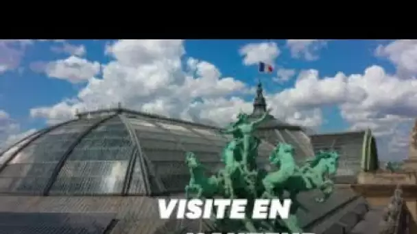Les images féeriques du Grand Palais vu du ciel