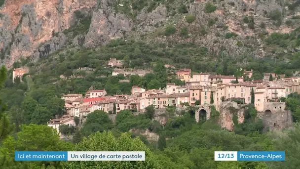 Village emblématique de la Provence : Moustiers-Sainte-Marie, c'est un décor de carte postale