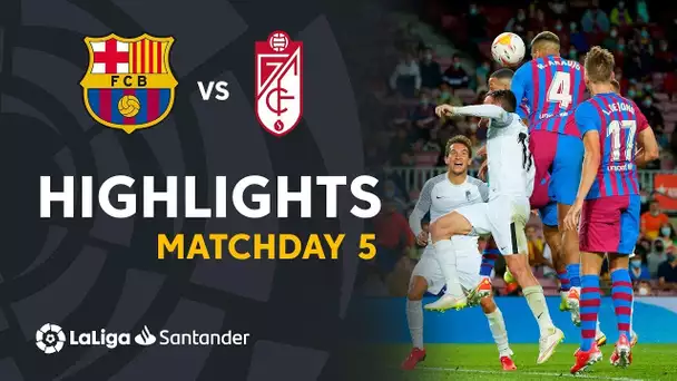 Resumen de FC Barcelona vs Granada CF (1-1)