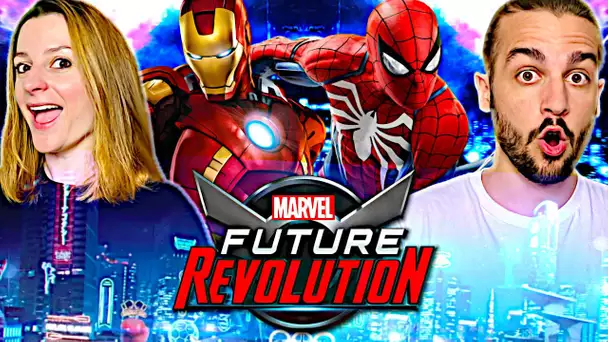 ON JOUE AU NOUVEAU JEU GRATUIT MARVEL SUR MOBILE : MARVEL FUTURE REVOLUTION !