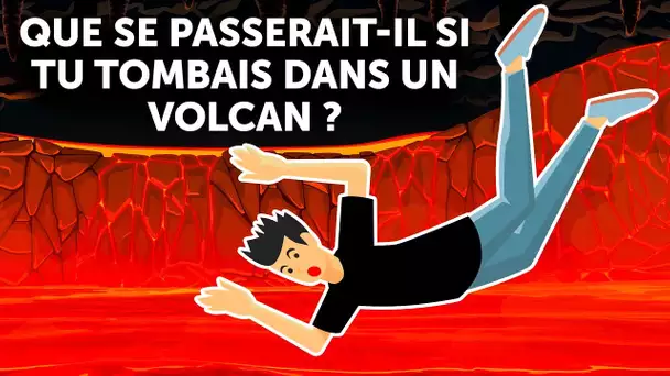 Que se Passerait-il si tu Tombais Dans un Volcan ?