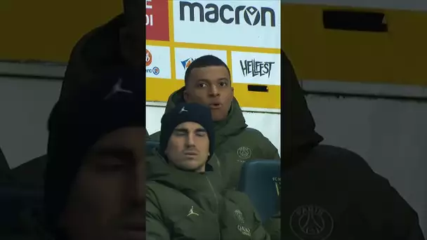 La réaction de Mbappé 😂