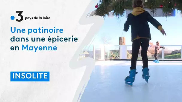 Insolite : une patinoire dans une épicerie