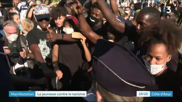 Nice : manifestation en hommage à Georges Floyd et contre les violences policières