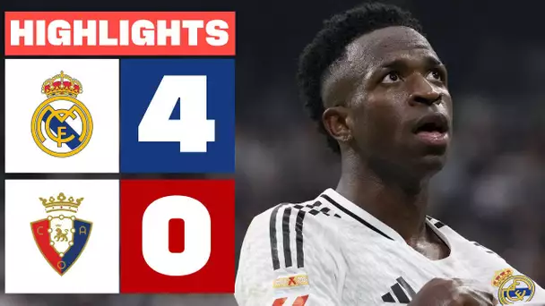 REAL MADRID 4 - 0 CA OSASUNA I RESUMEN LALIGA EA SPORTS