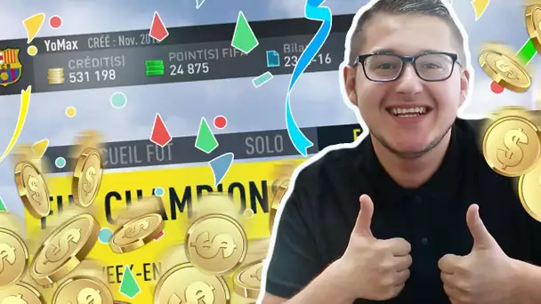 FUT 17 - BIENTÔT MILLIONNAIRE !
