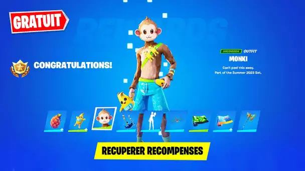 PLEINS DE RECOMPENSES GRATUITES POUR L'EVENEMENT "SUMMER ESCAPE" SUR FORTNITE !