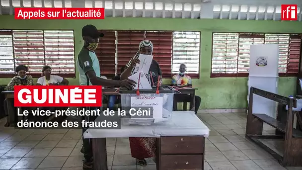 Guinée: le vice-président de la Céni dénonce des fraudes