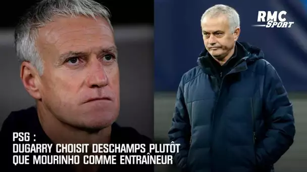 PSG : Dugarry choisit Deschamps plutôt que Mourinho comme entraîneur