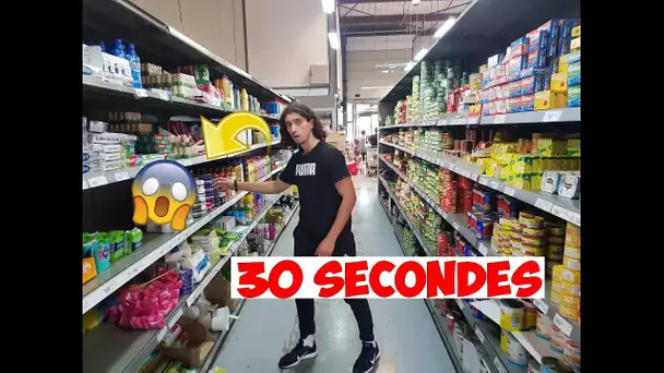 30 SECONDES POUR VIDER UN MAGASIN GÉANT !