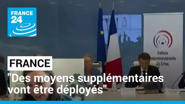 Emeutes: Macron se "félicite" d'une réponse "réactive et adaptée" face aux violences