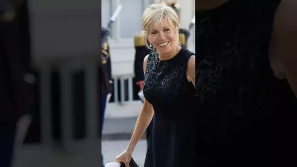 Brigitte Macron Black Dress #elegance #brigittemacron #shortsfeed #frenchchic #fashion #love