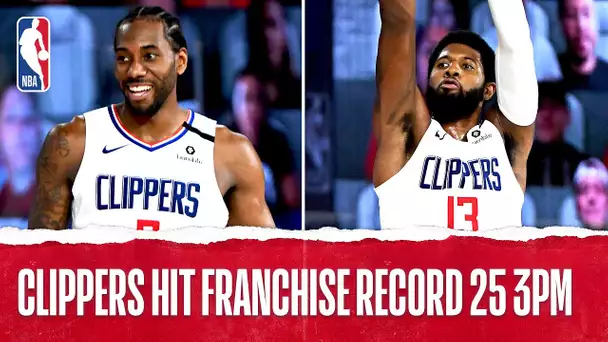 Clippers Set A Franchise Record 2️⃣5️⃣ 3PM!