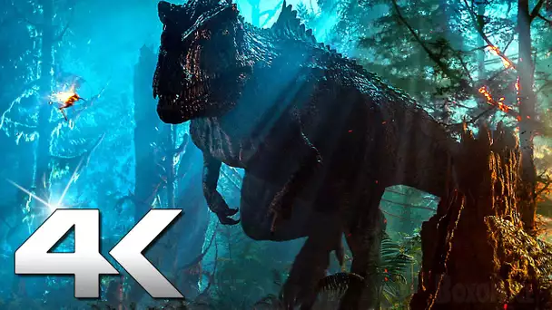 JURASSIC WORLD 3: LE MONDE D'APRÈS "Face à Face avec le Gigantosaurus" Scène 4K (2022)