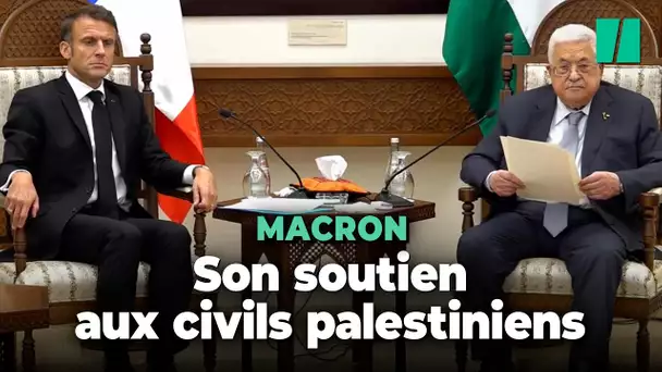 « Une catastrophe pour les Palestiniens » : Macron présente les «condoléances» de la France à Abbas
