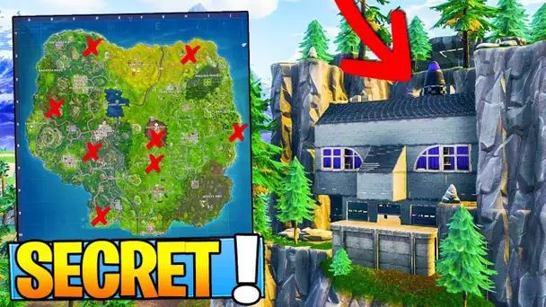 NOUVEAUX LIEUX SECRETS, BUNKER et FUSÉE sur Fortnite: Battle Royale