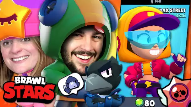 KIM CRAQUE POUR LE NOUVEAU SKIN DE MAX STREET ! MISE A JOUR BRAWL STARS