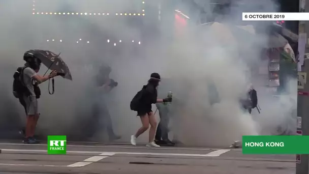 Cocktails Molotov, gaz lacrymogènes : nouvelles tensions à Hong Kong