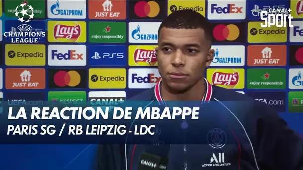La réaction de Kylian Mbappé après Paris SG / RB Leipzig