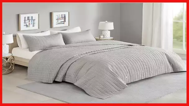 Comfort Spaces Kienna Quilt Set-Luxury Double Sided Stitching Design All Season, Lightweight