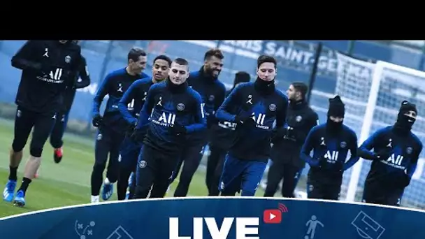 🎥 Les 15 premières minutes d'entraînement avant Olympique Lyonnais 🆚 Paris Saint-Germain