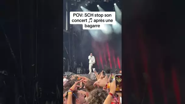 SCH arrête son concert après une bagarre