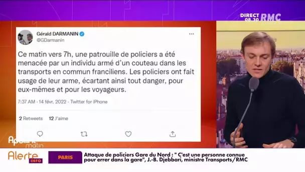 Paris : l'assaillant de Gare du Nord est mort