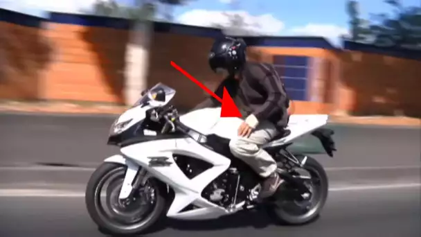 A 180 PERIPH' AVEC UN BRAS DANS LE PLÂTRE (GSXR)